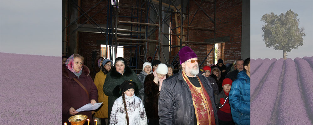 Завершено возведение стен храма в честь Святителя Луки